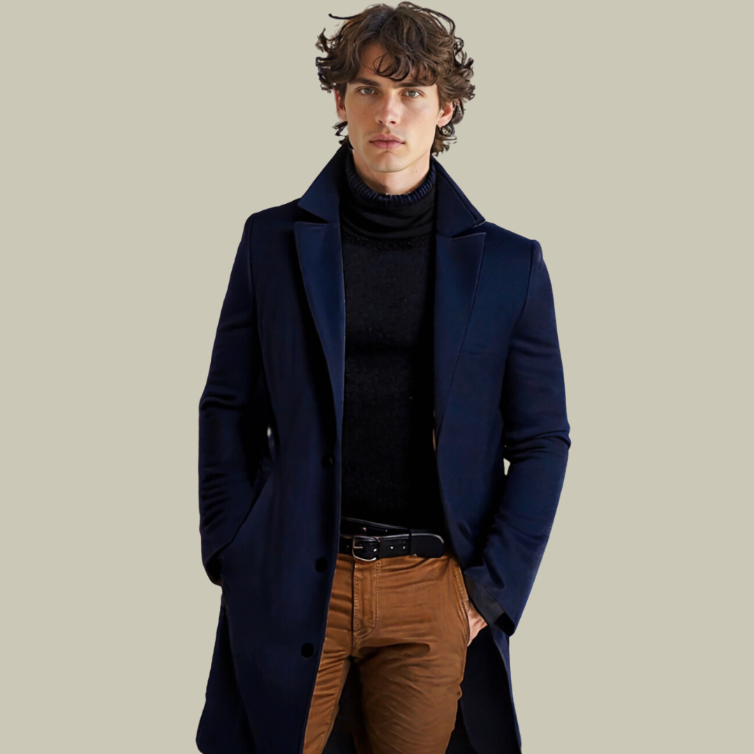 Cappotto Elegante Lungo – Stile Sofisticato & Massimo Comfort