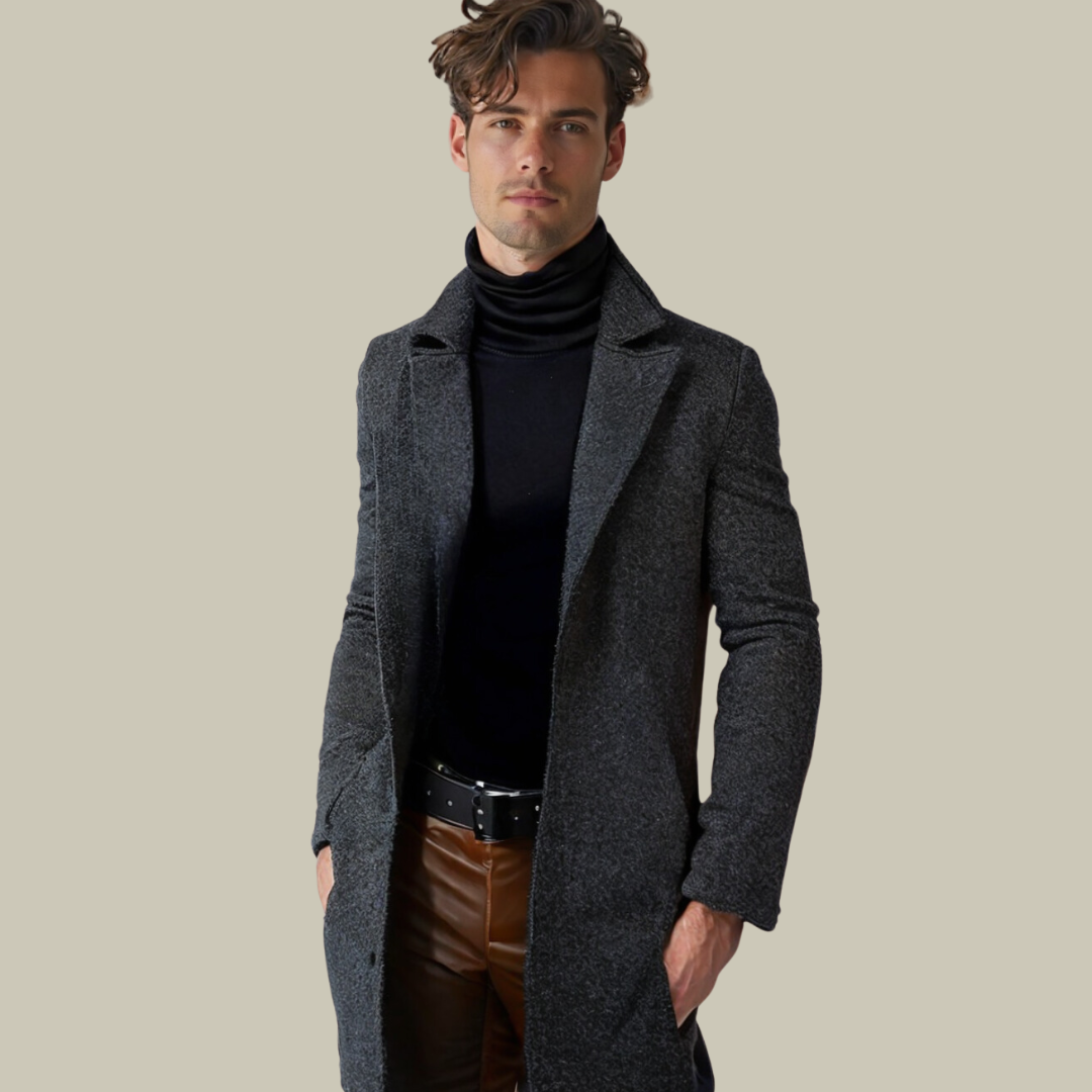 Cappotto Elegante Lungo – Stile Sofisticato & Massimo Comfort